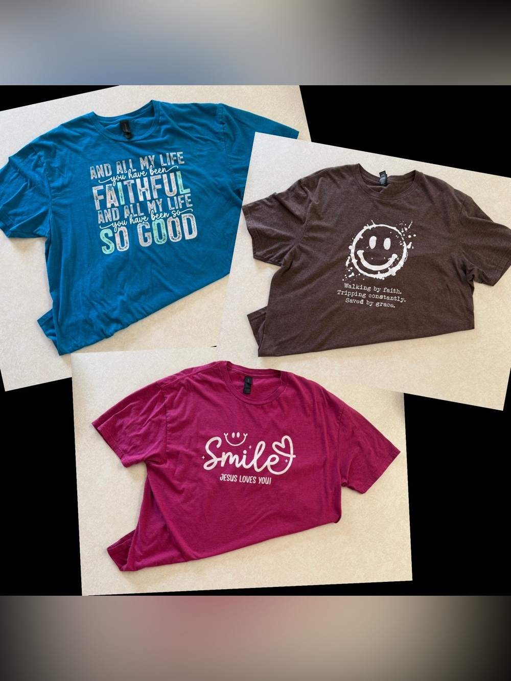3 Bold Faith Tees